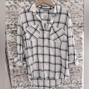 Plaid blouse